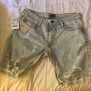 Zara Man Jean Shorts